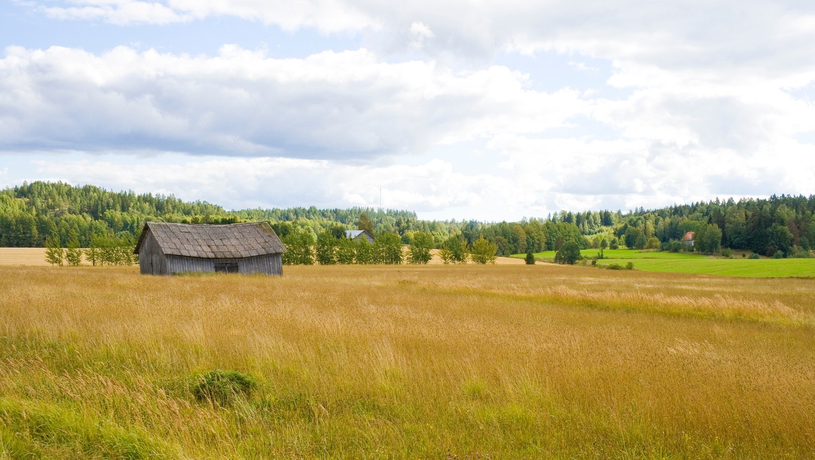 Traditional Finnish rural scenery