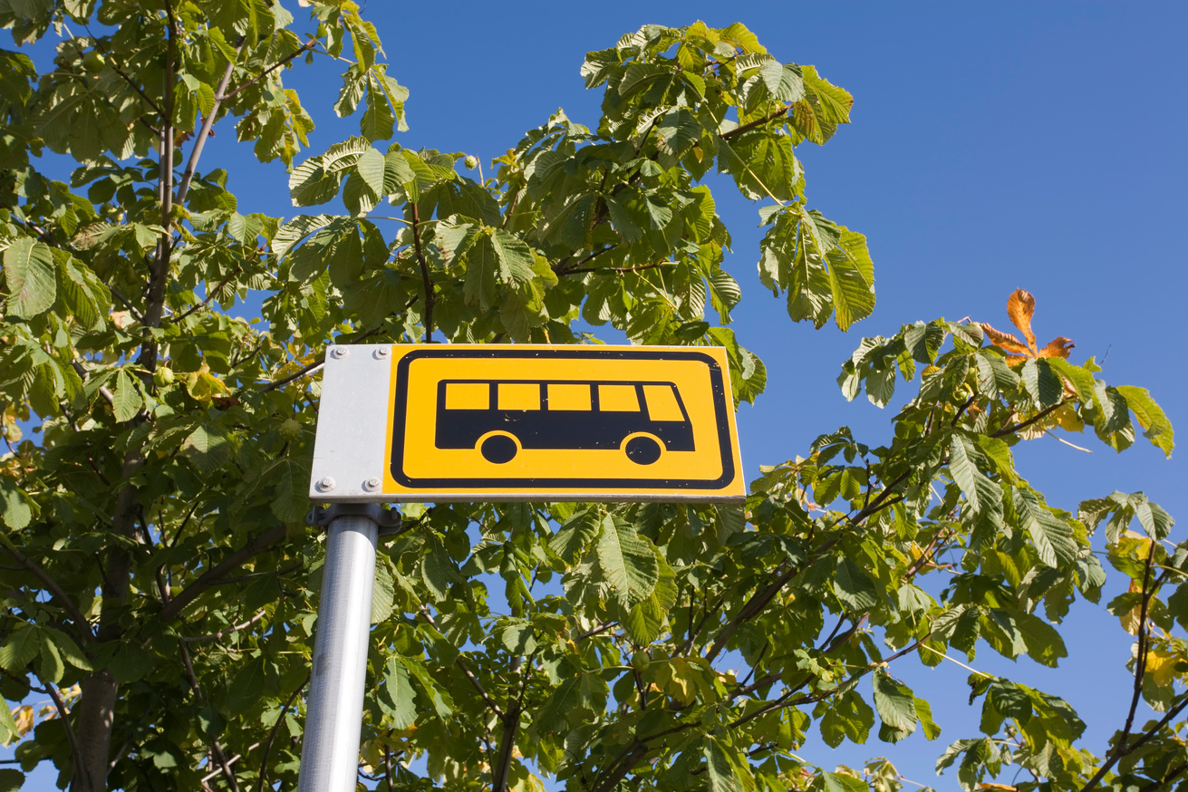 bus stop sign Finland